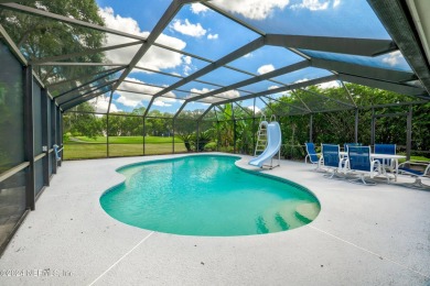 Live the Florida dream in this stunning POOL home nestled on a on Julington Creek Golf Club in Florida - for sale on GolfHomes.com, golf home, golf lot