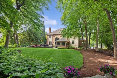 This EXQUISITE all-brick home is nestled on Signature Hole #3 of on Royal Fox Country Club in Illinois - for sale on GolfHomes.com, golf home, golf lot