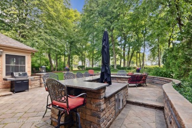 This EXQUISITE all-brick home is nestled on Signature Hole #3 of on Royal Fox Country Club in Illinois - for sale on GolfHomes.com, golf home, golf lot