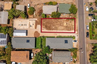 Special for contractor! Land has a building permit already on Makaha Valley Country Club in Hawaii - for sale on GolfHomes.com, golf home, golf lot