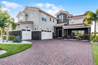 EXQUISITE GOLF-FRONT ESTATE IN LAKE NONA - FULLY UPGRADED on Eagle Creek Golf Club in Florida - for sale on GolfHomes.com, golf home, golf lot