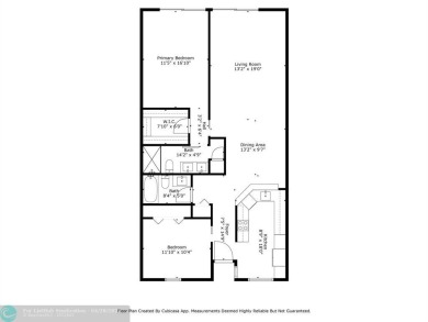 This updated condo features a spacious living area with an on Boca Dunes Golf and Country Club in Florida - for sale on GolfHomes.com, golf home, golf lot