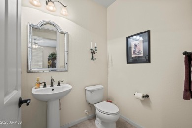 Make this magnificent Treviso model with enchanting water views on Tuscany Falls At Pebble Creek in Arizona - for sale on GolfHomes.com, golf home, golf lot