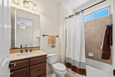 Make this magnificent Treviso model with enchanting water views on Tuscany Falls At Pebble Creek in Arizona - for sale on GolfHomes.com, golf home, golf lot