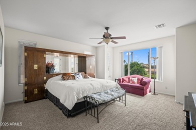 Make this magnificent Treviso model with enchanting water views on Tuscany Falls At Pebble Creek in Arizona - for sale on GolfHomes.com, golf home, golf lot