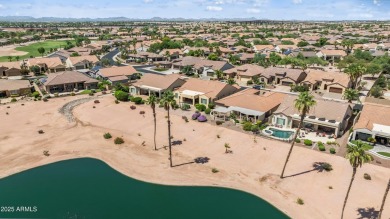 Make this magnificent Treviso model with enchanting water views on Tuscany Falls At Pebble Creek in Arizona - for sale on GolfHomes.com, golf home, golf lot