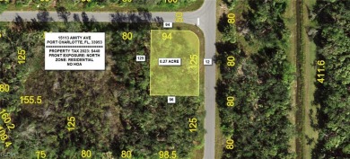 Residential lot in a growing area of Port Charlotte, offering on Sabal Trace Golf and Country Club in Florida - for sale on GolfHomes.com, golf home, golf lot