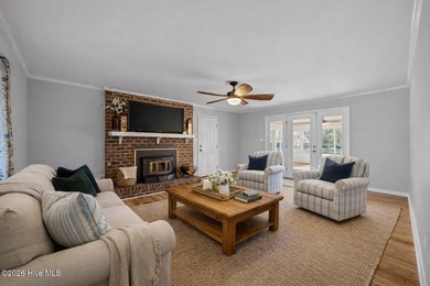 Welcome to this stately brick riverfront home nestled in the on River Bend Golf and Country Club in North Carolina - for sale on GolfHomes.com, golf home, golf lot