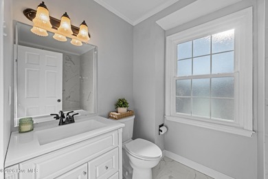 Welcome to this stately brick riverfront home nestled in the on River Bend Golf and Country Club in North Carolina - for sale on GolfHomes.com, golf home, golf lot