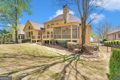 BEAUTIFULLY RENOVATED 6 BEDROOM, 4 & A HALF BATHROOM MASTER ON on St. Marlo Country Club in Georgia - for sale on GolfHomes.com, golf home, golf lot