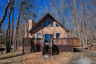 Escape to Your Perfect Poconos Chalet in The Hideout!Tucked away on The Hideout Golf in Pennsylvania - for sale on GolfHomes.com, golf home, golf lot