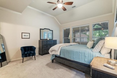 Enjoy your morning coffee on the covered patio while taking in on Ridgeview Ranch Golf Club in Texas - for sale on GolfHomes.com, golf home, golf lot