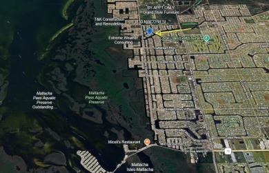 Nice and Cleared GULF ACCESS LOT with a NEW SEAWALL in place on Burnt Store Golf Club in Florida - for sale on GolfHomes.com, golf home, golf lot