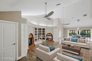 Come experience this impressive 6-bedroom, 5-bath residence with on St. Lucie Trail Golf Club in Florida - for sale on GolfHomes.com, golf home, golf lot