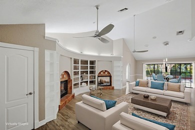 Come experience this impressive 6-bedroom, 5-bath residence with on St. Lucie Trail Golf Club in Florida - for sale on GolfHomes.com, golf home, golf lot