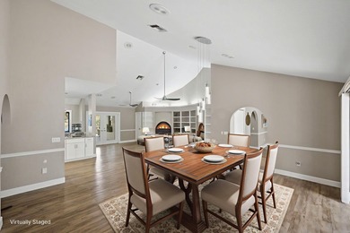 Come experience this impressive 6-bedroom, 5-bath residence with on St. Lucie Trail Golf Club in Florida - for sale on GolfHomes.com, golf home, golf lot