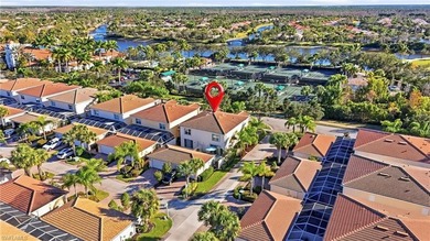 Original owner 2014-built, solid concrete-constructed townhome on Palmira Golf and Country Club in Florida - for sale on GolfHomes.com, golf home, golf lot