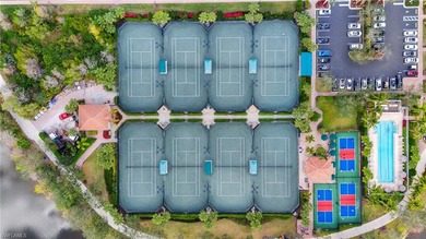 Original owner 2014-built, solid concrete-constructed townhome on Palmira Golf and Country Club in Florida - for sale on GolfHomes.com, golf home, golf lot