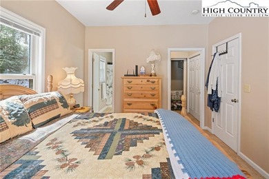 Private, light filled mountain retreat with golf course and on Mountain Aire Golf Course in North Carolina - for sale on GolfHomes.com, golf home, golf lot