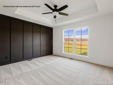 Schuler Homes' Independence Floor plan on a finished WALKOUT on Covered Bridge Golf Club in Indiana - for sale on GolfHomes.com, golf home, golf lot