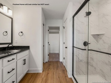 Schuler Homes' Independence Floor plan on a finished WALKOUT on Covered Bridge Golf Club in Indiana - for sale on GolfHomes.com, golf home, golf lot