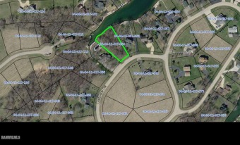 Here's a Great Opportunity to own your Private Waterfront lot at on Lake Carroll Golf Course in Illinois - for sale on GolfHomes.com, golf home, golf lot