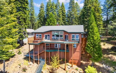 Stunning Lakefront Retreat with Panoramic Views of Lake Almanor on Lake Almanor Country Club in California - for sale on GolfHomes.com, golf home, golf lot
