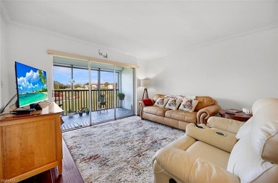 Sophisticated living space with a golf course view for a on High Point Country Club in Florida - for sale on GolfHomes.com, golf home, golf lot