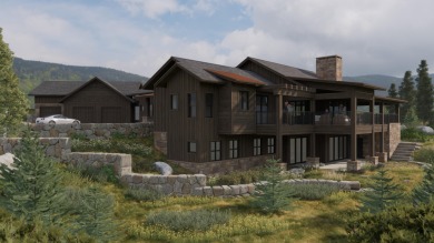 Under construction! Mountain modern perfection in the Fish Camp on Iron Horse Golf Club in Montana - for sale on GolfHomes.com, golf home, golf lot