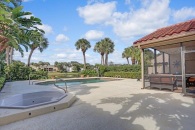 Stunning enlarged updated patio with screened in enclosure on Frenchmans Creek Country Club in Florida - for sale on GolfHomes.com, golf home, golf lot