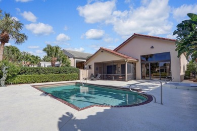 Stunning enlarged updated patio with screened in enclosure on Frenchmans Creek Country Club in Florida - for sale on GolfHomes.com, golf home, golf lot