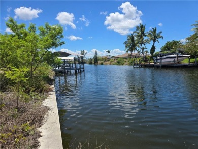 Nice and Cleared GULF ACCESS LOT with a SEAWALL in place on Burnt Store Golf Club in Florida - for sale on GolfHomes.com, golf home, golf lot
