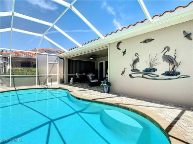 Stunning Custom-Built Lilac Model Home with Saltwater Pool and on Herons Glen Golf and Country Club in Florida - for sale on GolfHomes.com, golf home, golf lot