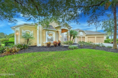 Welcome to your dream pool home nestled in the serene community on Halifax Plantation Golf Club in Florida - for sale on GolfHomes.com, golf home, golf lot