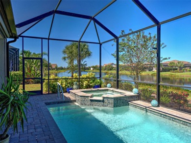 Welcome to this exceptional STONEWATER POOL estate home, where on Sarasota National Golf Club in Florida - for sale on GolfHomes.com, golf home, golf lot