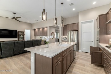 Location, location, location! This nearly new Mandara model on Tuscany Falls At Pebble Creek in Arizona - for sale on GolfHomes.com, golf home, golf lot