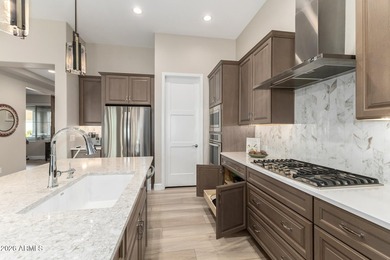 Location, location, location! This nearly new Mandara model on Tuscany Falls At Pebble Creek in Arizona - for sale on GolfHomes.com, golf home, golf lot