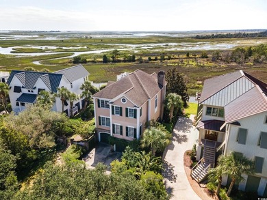 Enjoy classic Lowcountry living in this custom home, overlooking on DeBordieu Country Club in South Carolina - for sale on GolfHomes.com, golf home, golf lot