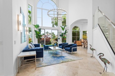 Spectacular lake & golf course estate in Mizner Country Club w/6 on Mizner Country Club in Florida - for sale on GolfHomes.com, golf home, golf lot