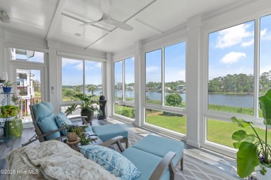 This modern luxury home offers a spectacular waterfront on Members Club At St. James Plantation in North Carolina - for sale on GolfHomes.com, golf home, golf lot
