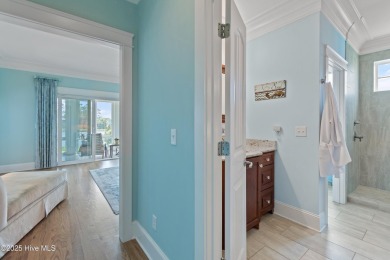 This modern luxury home offers a spectacular waterfront on Members Club At St. James Plantation in North Carolina - for sale on GolfHomes.com, golf home, golf lot