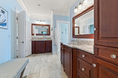 This modern luxury home offers a spectacular waterfront on Members Club At St. James Plantation in North Carolina - for sale on GolfHomes.com, golf home, golf lot