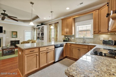 This home has it all! Curb appeal, low maintenance, attention to on Cape Fear National At Brunswick Forest in North Carolina - for sale on GolfHomes.com, golf home, golf lot