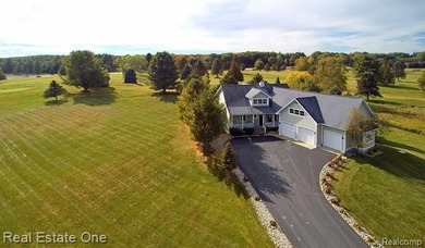*An Uncompromising Architectural Masterpiece: on Springport Hills Golf Course in Michigan - for sale on GolfHomes.com, golf home, golf lot