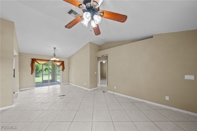 Move-In Ready Cape Coral Home with a New AC, New Appliances, and on El Rio Golf Course and Club in Florida - for sale on GolfHomes.com, golf home, golf lot