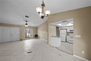 Move-In Ready Cape Coral Home with a New AC, New Appliances, and on El Rio Golf Course and Club in Florida - for sale on GolfHomes.com, golf home, golf lot