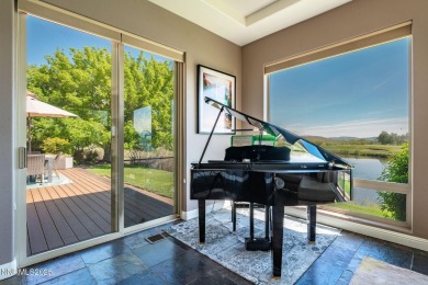 Beautiful single level home located adjacent to the second hole on Genoa Lakes Golf Club - Lakes Course in Nevada - for sale on GolfHomes.com, golf home, golf lot