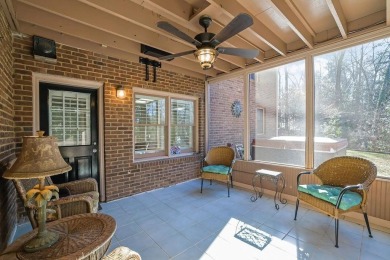 This custom brick home is an entertainer's dream with a private on Dunwoody Country Club in Georgia - for sale on GolfHomes.com, golf home, golf lot