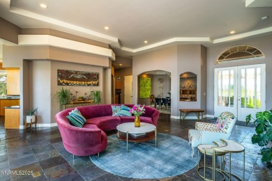 Beautiful single level home located adjacent to the second hole on Genoa Lakes Golf Club - Lakes Course in Nevada - for sale on GolfHomes.com, golf home, golf lot