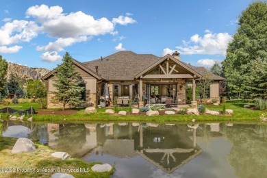 This welcoming property is nestled in the peaceful Roaring Fork on Aspen Glen Club in Colorado - for sale on GolfHomes.com, golf home, golf lot